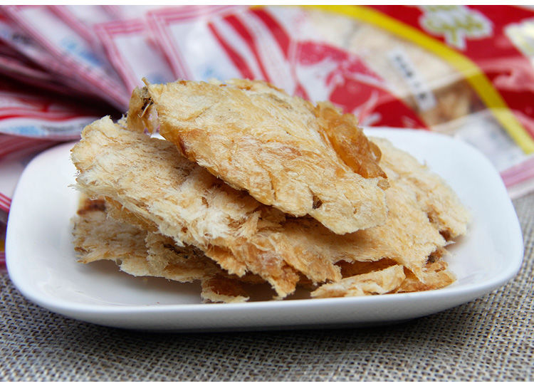 舟山特产熟鱼片干烤鱼片海鲜休闲零食即食干货620袋年后发货一袋装