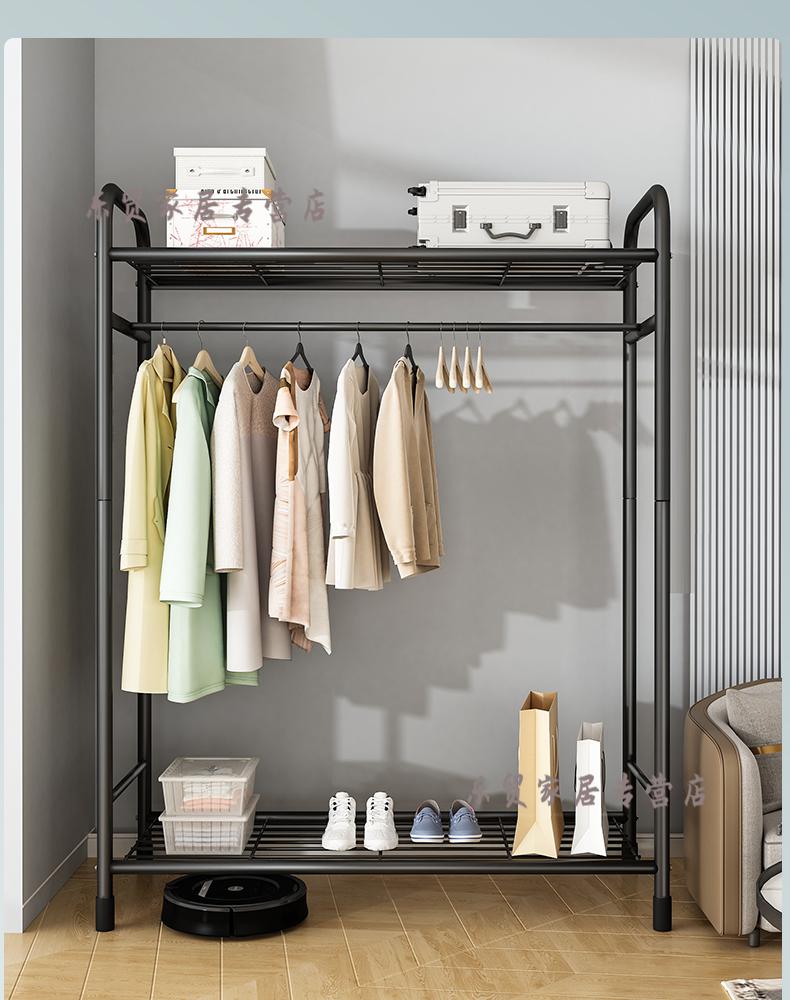 简易衣柜现代铁架卧室组合装出租房省空间收纳折叠储物布衣橱柜子80cm