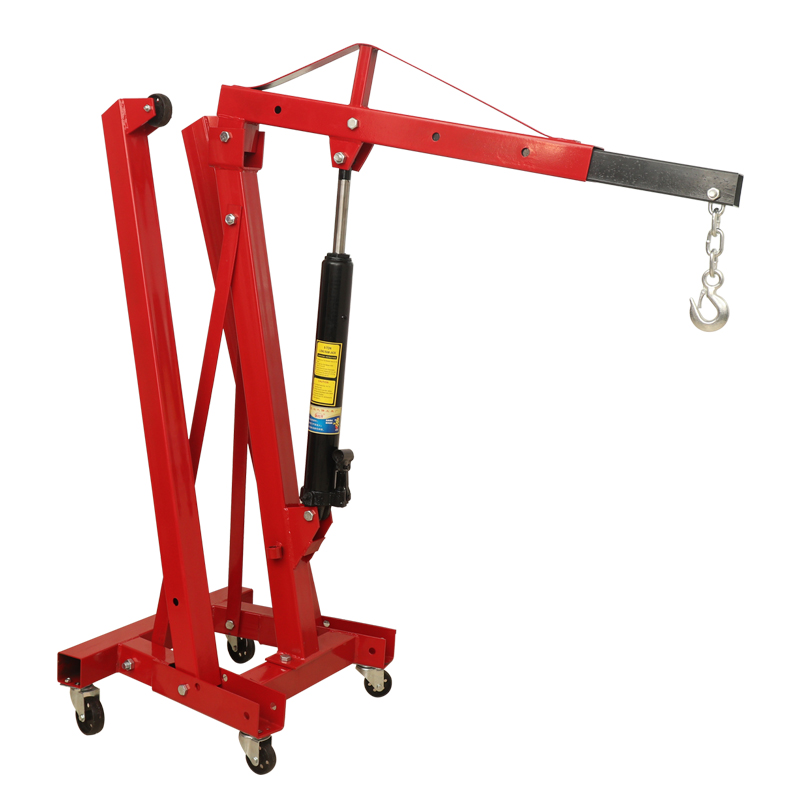 汽车发动机吊架折叠简易液压小型吊车可移动引擎汽车发动机小吊机起重