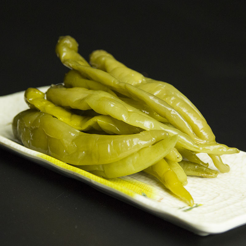 安徽特产泡青椒1000g装老坛腌制青辣椒尖辣椒瘪农家自制超辣袋装泡菜