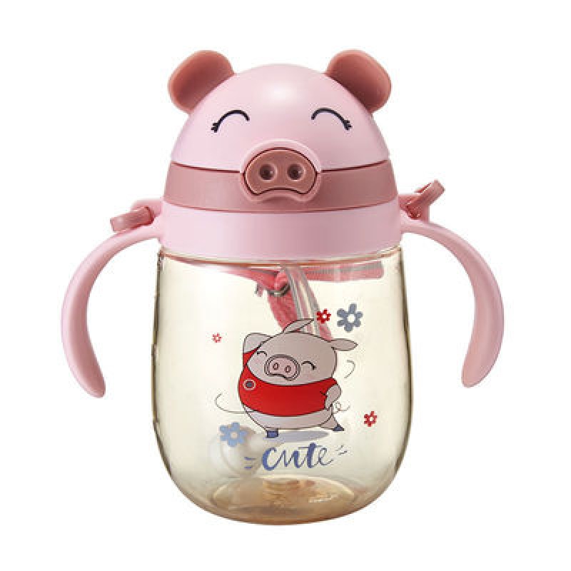 网红大肚子水杯儿童七十个月宝宝水杯两三四一岁喝奶杯子大肚子水壶