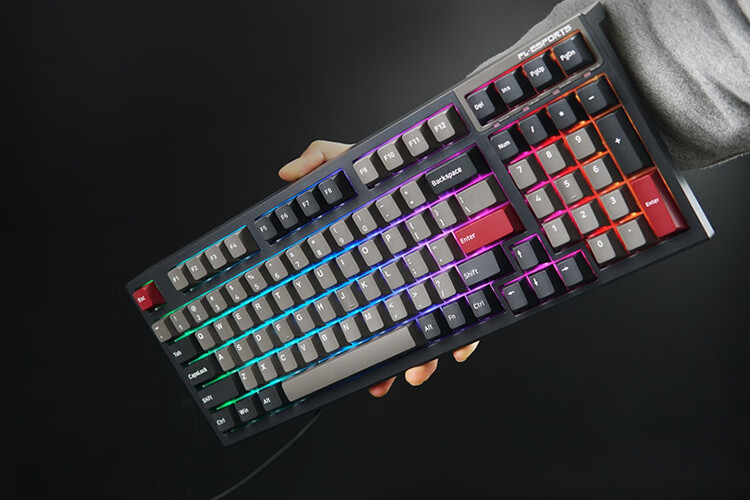 机械键盘无线有线蓝牙三模98键pbt键帽热插拔凯华box轴 单模6键可换轴