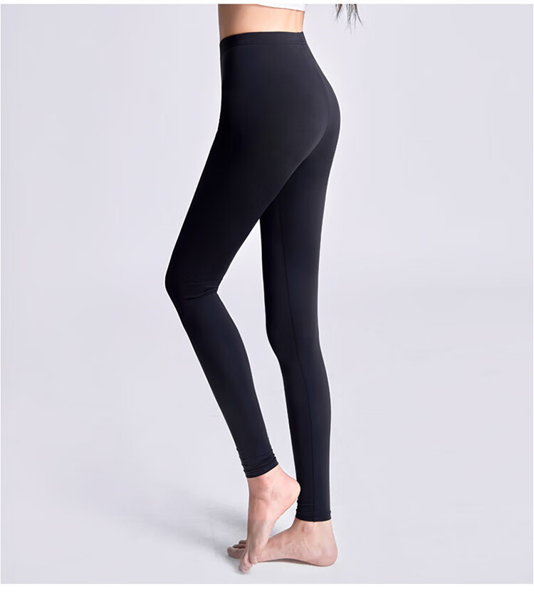 裤冰丝裤女夏季薄款光面打底裤2021年春季新款肤色大码高腰光泽裤子