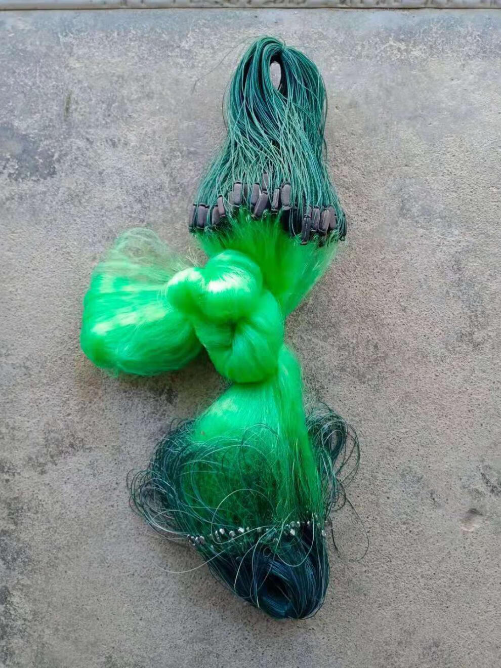 强力丝网 三层网 渔网 鱼网 捕鱼网三层渔网鱼网丝网挂网三层浮网三层