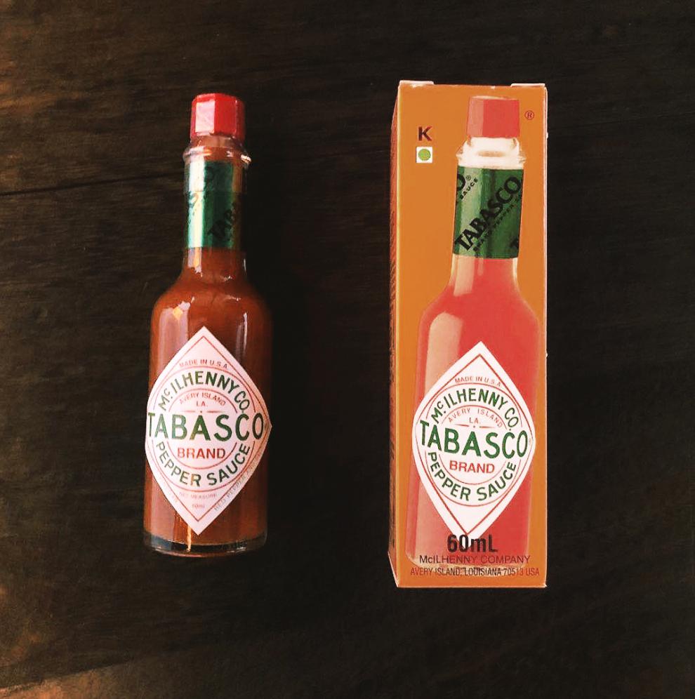 美国进口 tabasco 辣椒酱60ml 辣椒籽小瓶装辣椒仔 吉娜朵调味汁