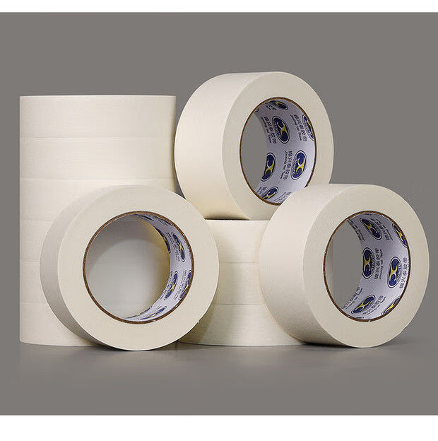 美纹纸美纹纸胶带美术生专用无痕贴防水胶布皱纹胶纸喷漆遮蔽美缝用