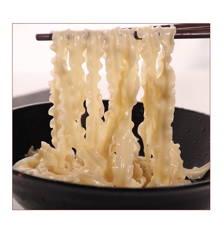 五折腾达铁棍山药刀削面450g抖音同款网红手工油泼面波纹宽面条挂面