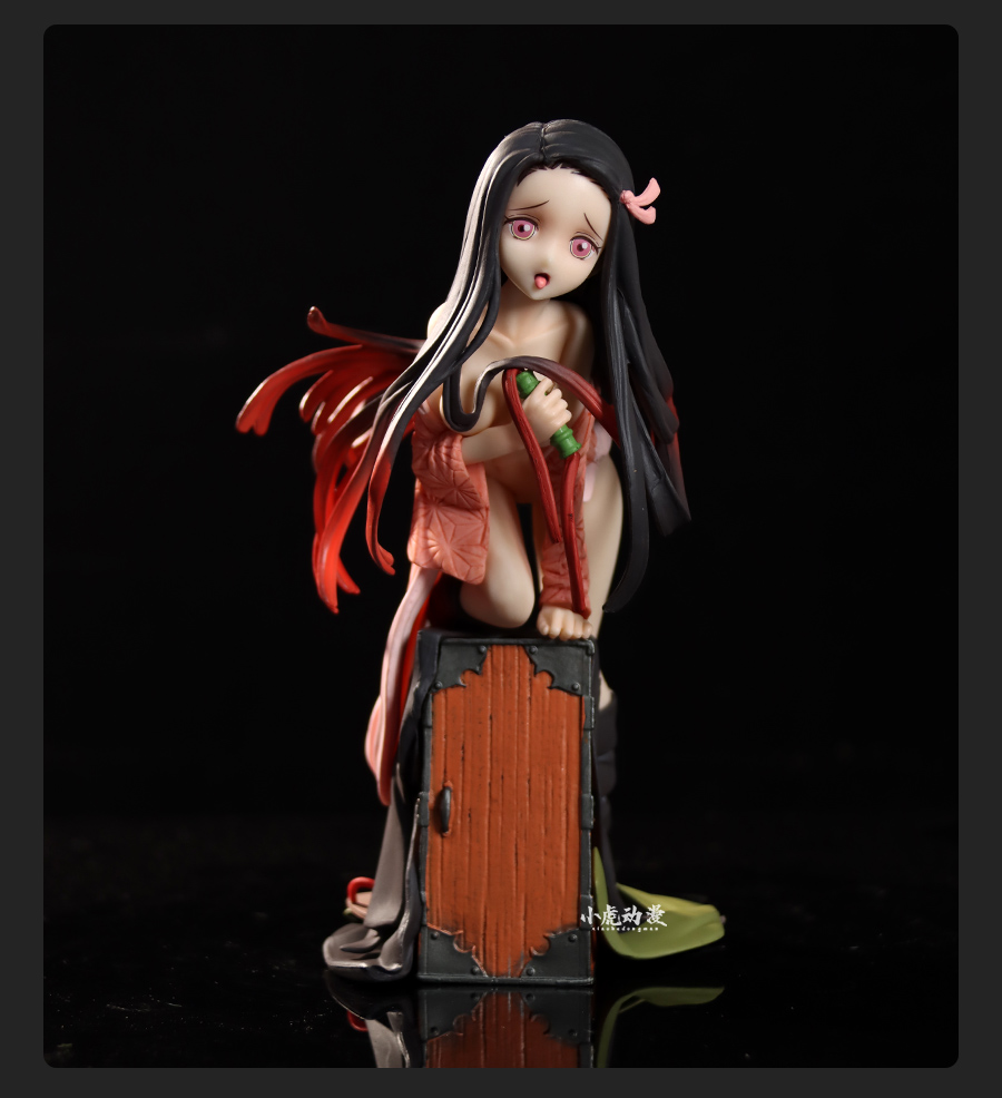 鬼灭之刃可动手办人偶祢豆子可脱gki灶门箱子跪姿动漫美少女二次元妈