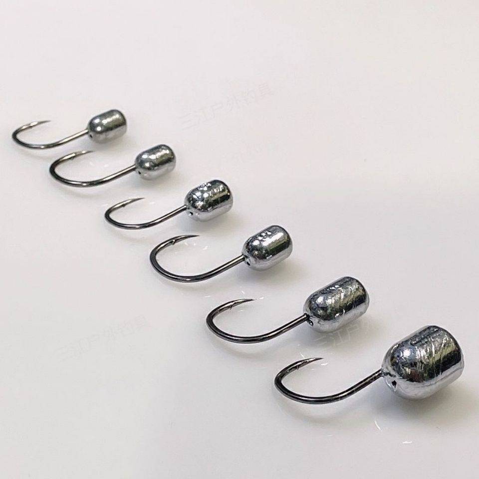 泥鳅钩铅头 泥鳅钩泥鳅专用签头钩 3点5克10枚(伊势尼11号)【图片