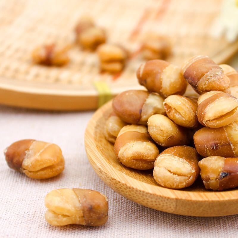 四川大凉山西昌特产 航天牌 玉带蚕豆 胡豆 500g 休闲零食