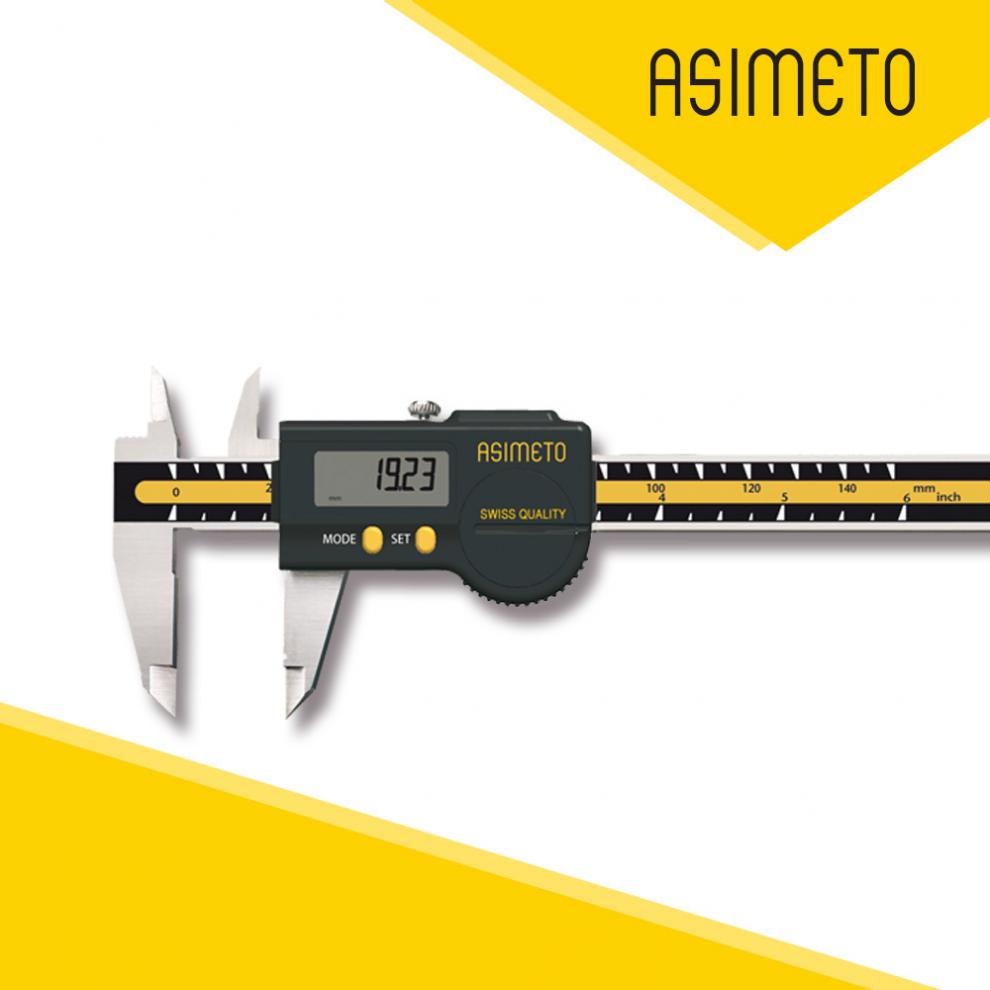 德国安度asimeto 高性能电子数显卡尺电子游标卡尺0
