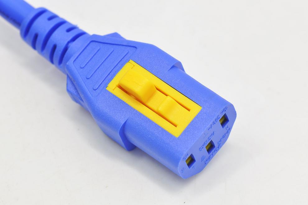 2米长原装apc施耐德电源线 ap8704sx590蓝色 c13至c14 连接线 蓝色