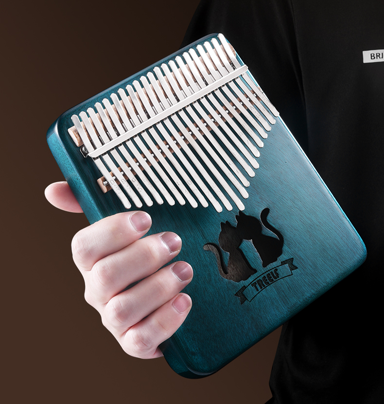 树精灵拇指琴卡林巴21音17音初学者入门kalimba便携式手指琴乐器21音