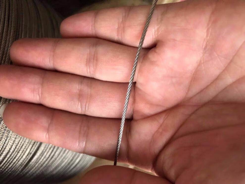 钢丝绳拉绳304多股特细柔软钢丝绳直径03mm10mm晾衣吊灯猎索套线绳719