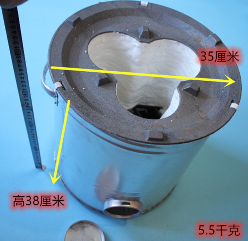 煤灶蒸煮卤菜高汤多功能节能大号煤炉子三心加高炉放煤球12个一排4个