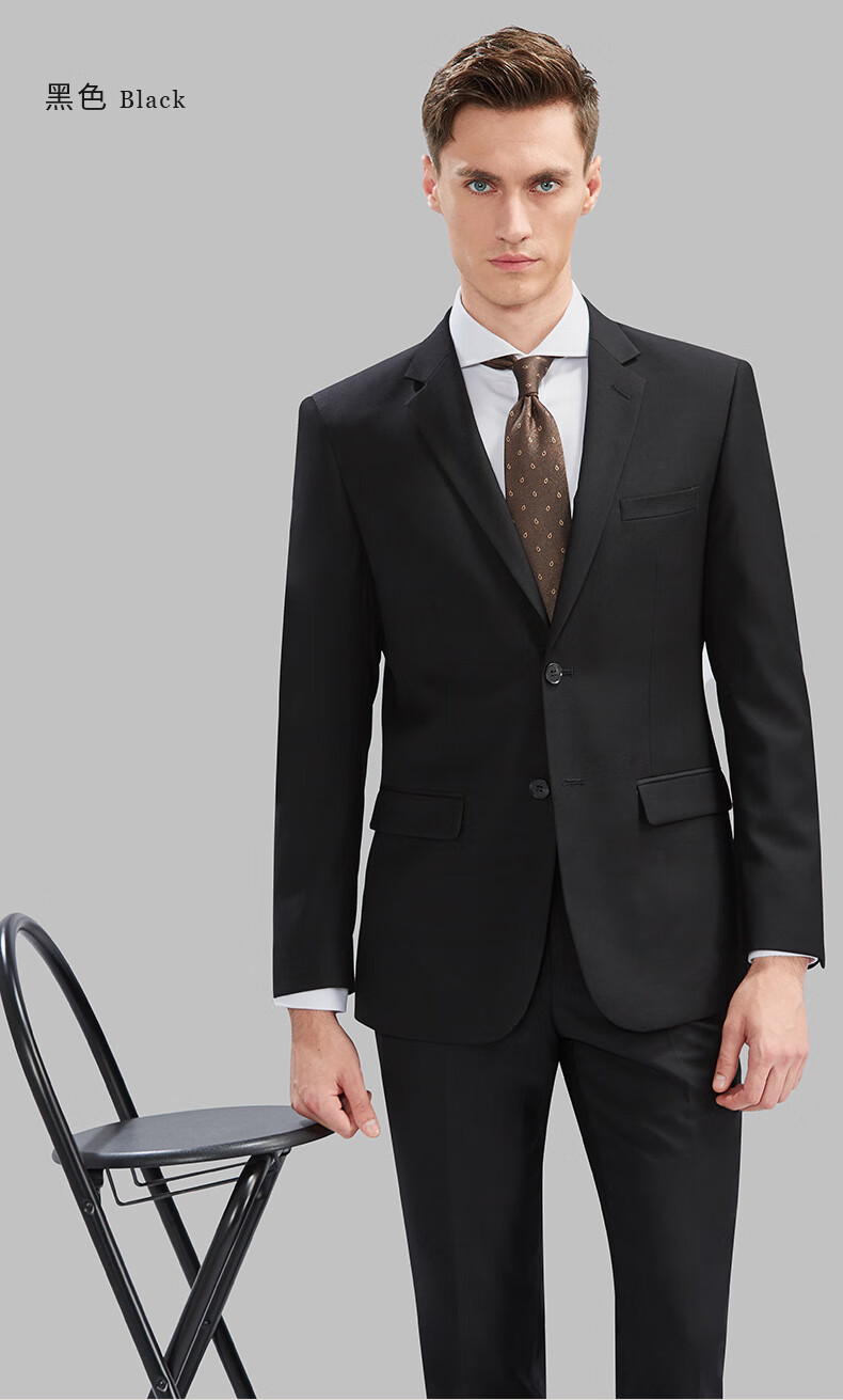 nosoyo65高端品牌轻奢侈品高档西服套装男士西装三件套修身商务正装