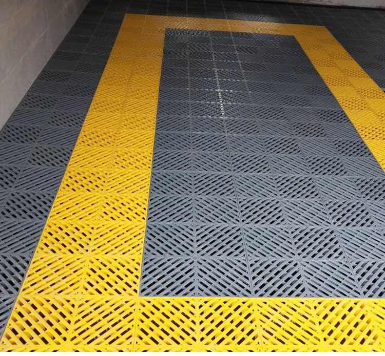 洗车房地垫 洗车房地格栅防潮垫板户外停车场地板美容贴膜店装修地面