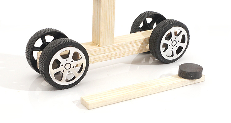 儿童幼儿园小学生手工磁力小车科技小制作小发明材料物理磁铁汽车磁力