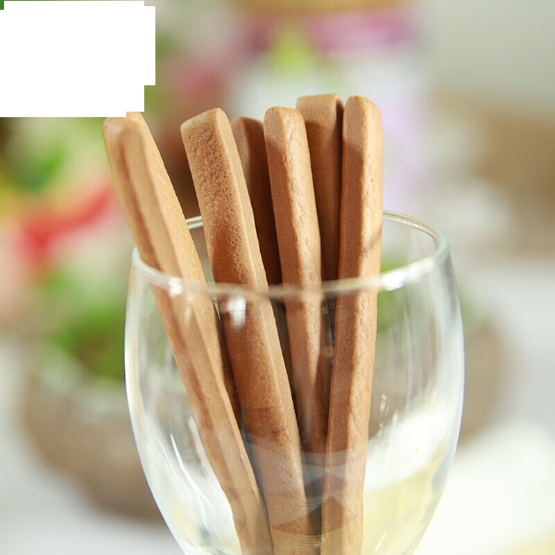 手工阿拉棒饼干巧克力代餐磨牙棒手指硬饼干零食150g