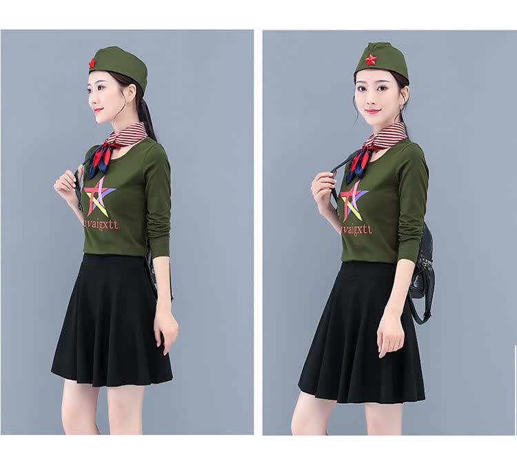 支持国产·威乐思水兵舞服装女士夏季水兵舞服装套装女夏季新款棉
