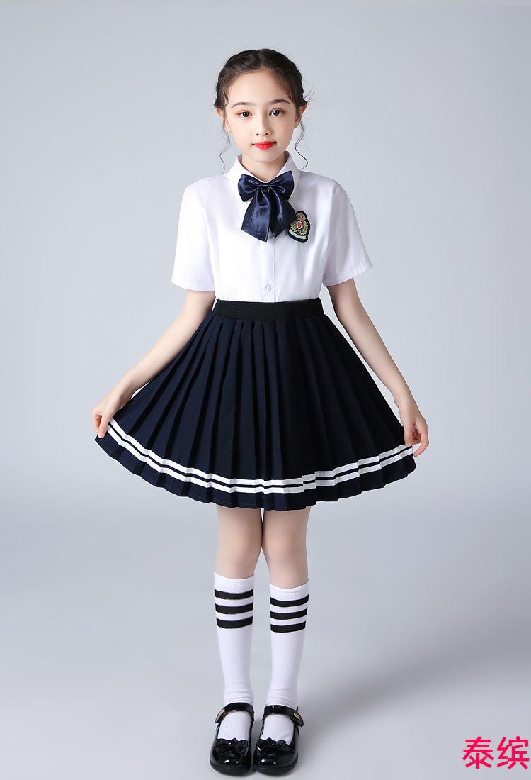 hello kitty 凯蒂猫六一儿童演出服装男女童背带裤校服小学生诗歌朗诵