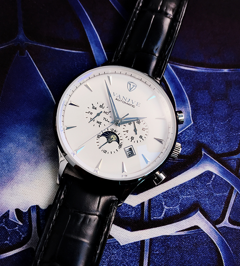 凡爵手表男士机械表全自动防水夜光十大品牌瑞士学生2021新款男表535