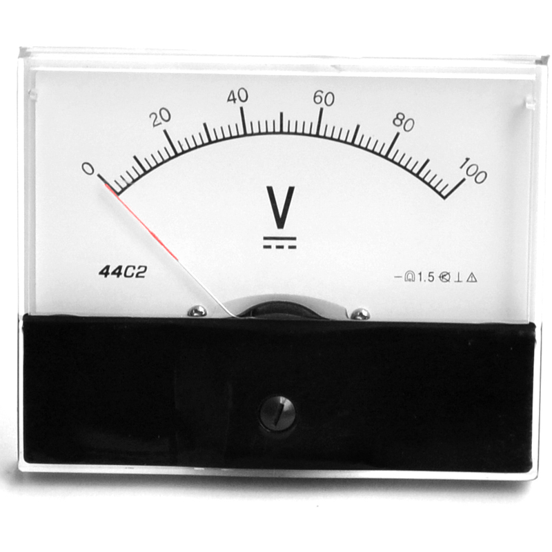 指针式直流电压表伏特表机械表头1~600v电表需定制 15v