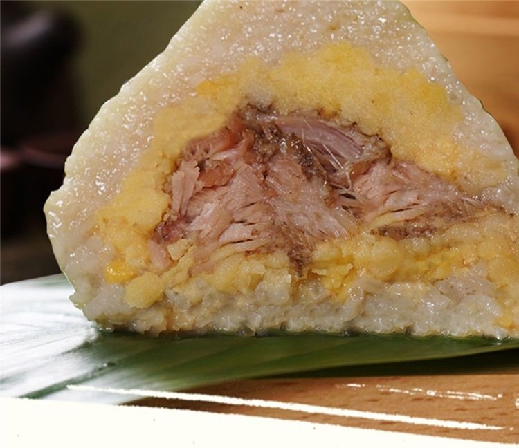 皇中皇传统裹蒸粽新鲜猪肉绿豆大粽子400g广东粽4个400克板栗鲜肉粽