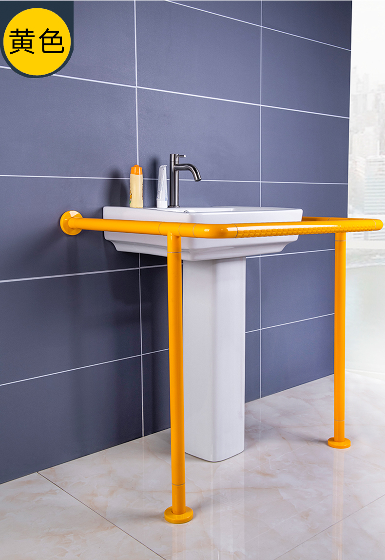 九牧(jomoo) 生态同款洗手台盆安全扶手无障碍立柱洗脸盆残疾人