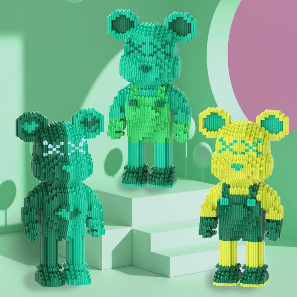 乐高(lego)微型小颗粒拼装积木成年益·智玩具生日礼物女孩男孩暴力熊