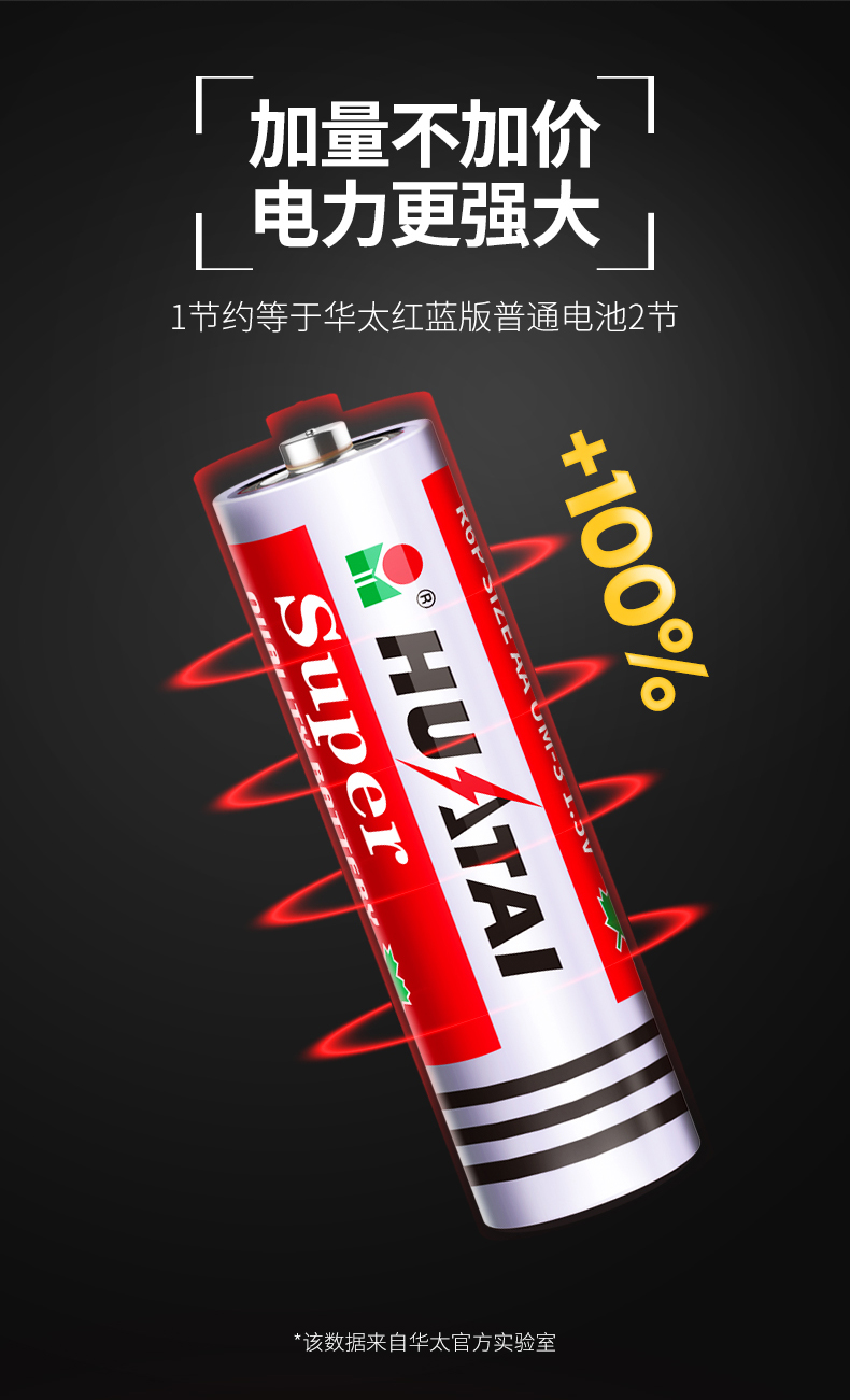 xmsj华太五5号碳性干电池七7号电视遥控器普通15v玩具钟表专用高能7号