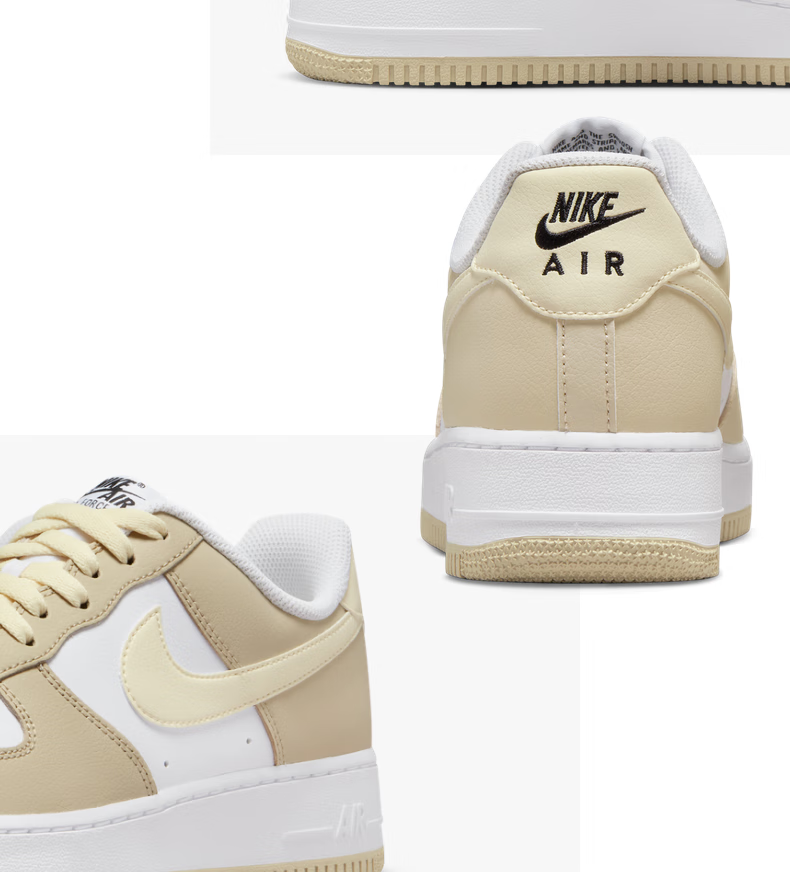 nike耐克官方旗舰官网airforce1男子空军一号运动鞋缓震皮面板鞋dz277