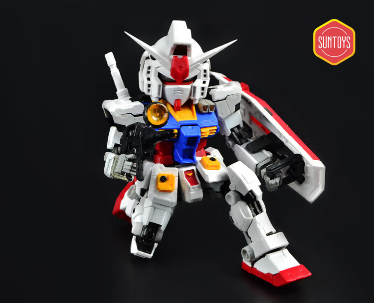 (banda晨星模型suntoys bb战士 sd q版mg 元祖 rx-78-2 带骨架 现货