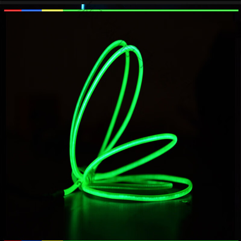 el发光线冷光线发光条夜光线荧光线冷光条火柴人衣服led冷光线220v插