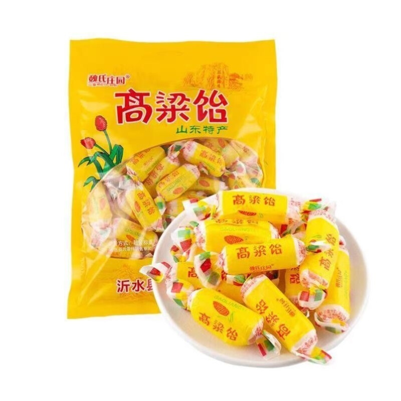 魏氏庄园高粱饴软糖拉丝糖老式网红正宗怀旧正宗山东高粱饴糖混合口味