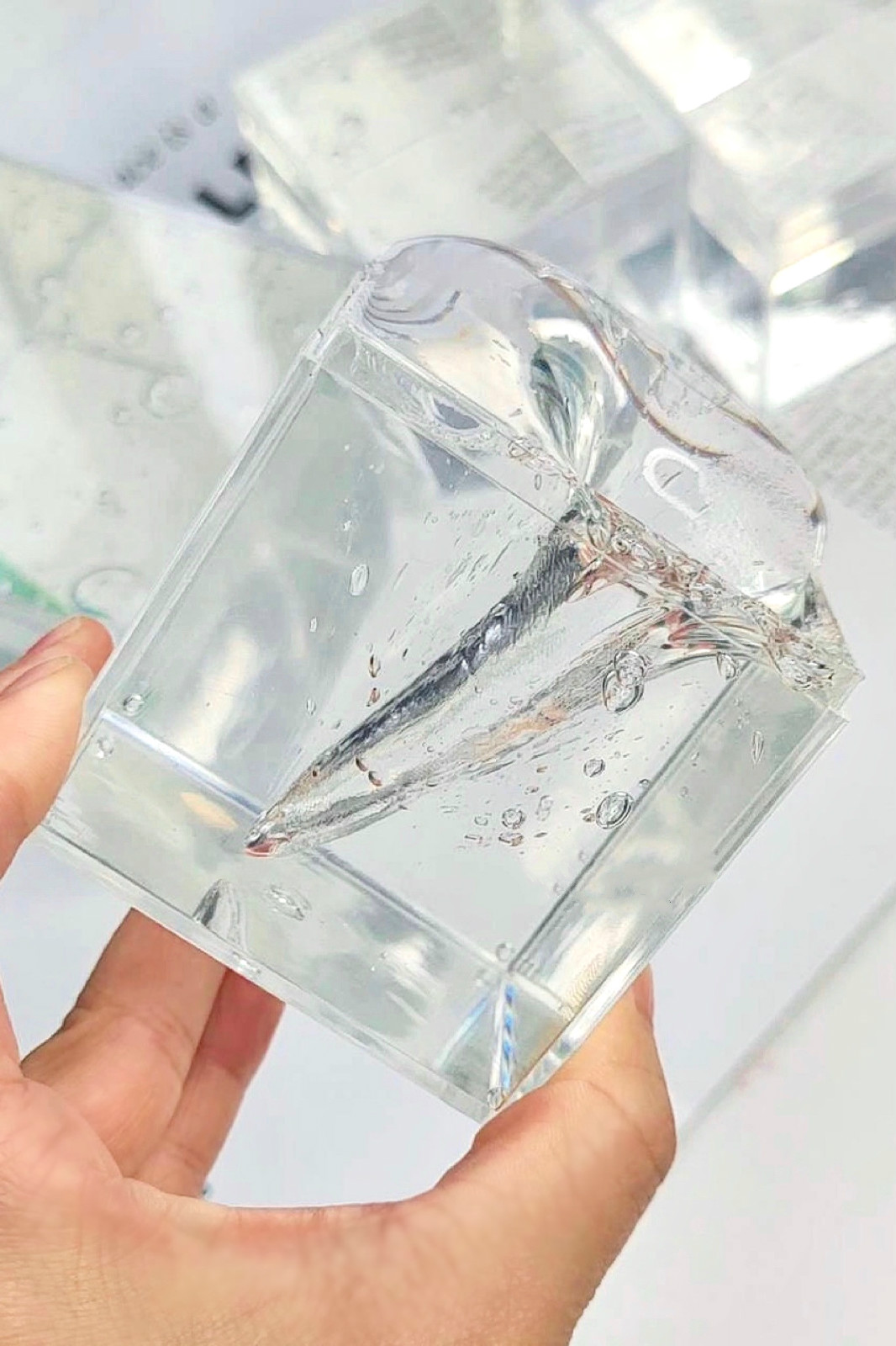 冻感透泰特殊质感起泡胶软软弹弹的解压玻璃泥水晶泥圆子史莱姆材料大