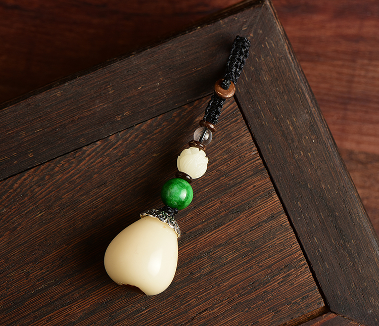 suifeng)佛心果菩提子钥匙扣金包玉汽车钥匙挂件挂饰释迦彩色金玉满堂