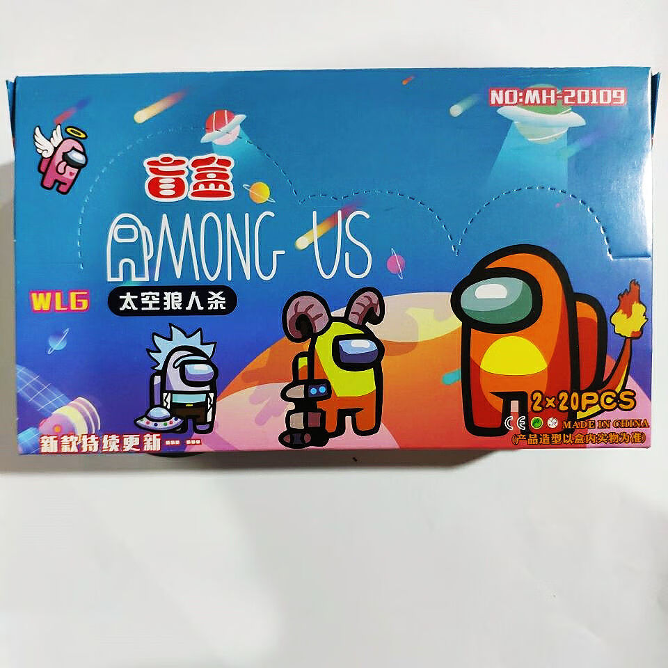 太空狼人殺玩偶 卡片玩偶盲盒小禮物學生桌遊禮物我們之中among us