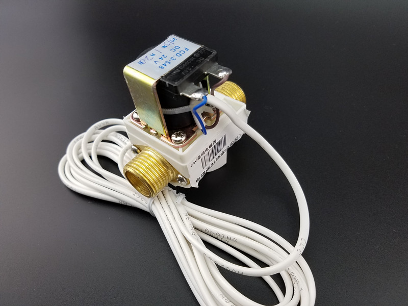 皇明亿家能太阳能热水器配件自动上水阀专用有压直流12v24v电磁阀24v