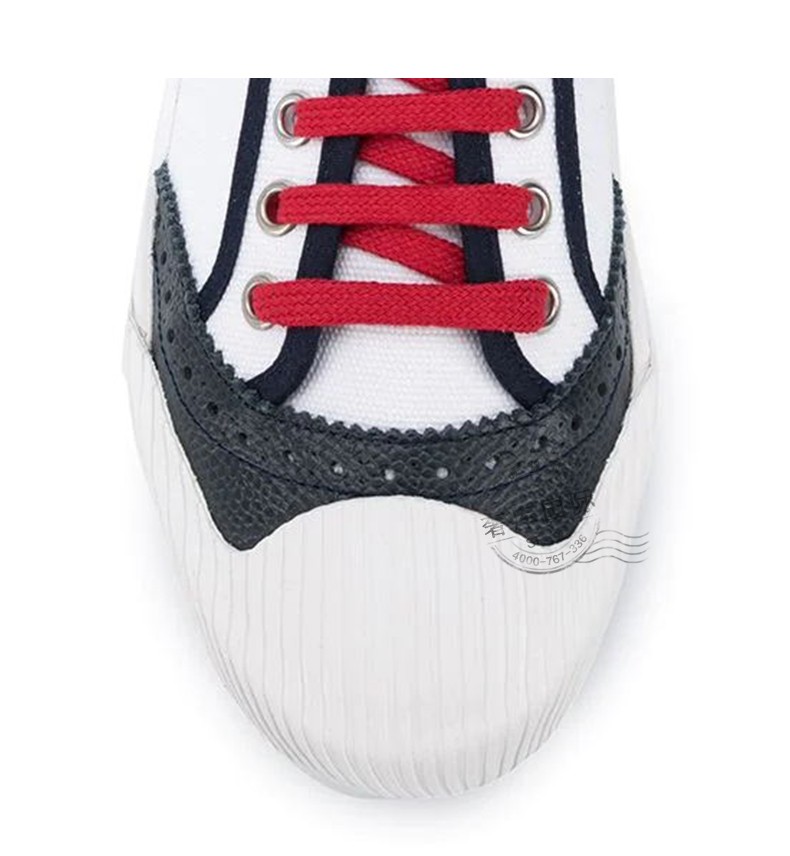 thom browne汤姆布朗 女鞋帆布系带休闲运动鞋ffd052a 1588 100 白色