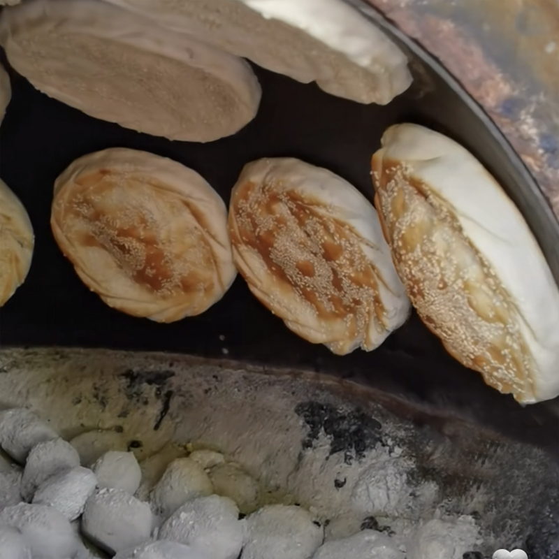 山东吊炉烧饼菏泽土特产传统河南咸味大烧饼五香火烧聊城手工小吃10个