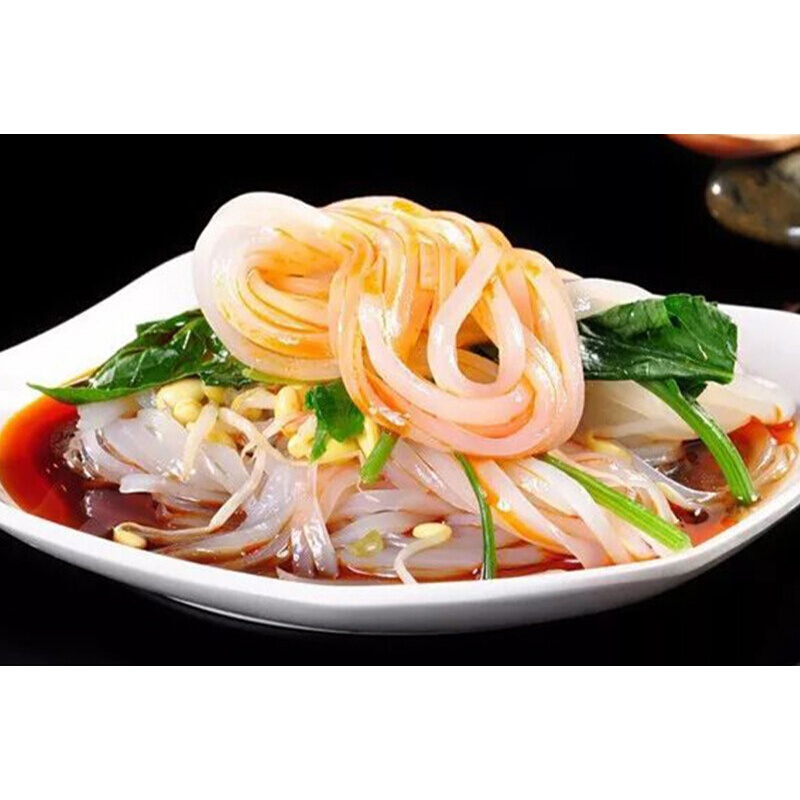 凉皮陕西特产汉中米皮真空面皮擀面皮西安美食小吃6份2280g