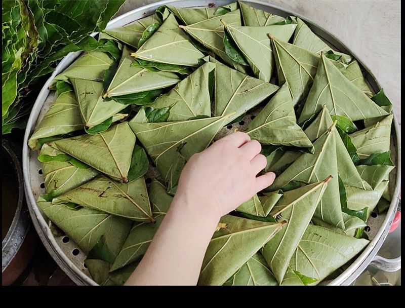 重庆特产新桐子叶麦子粑嫩包谷粑粑发糕叶儿粗杂粮馍早餐点心 宓蝶 5