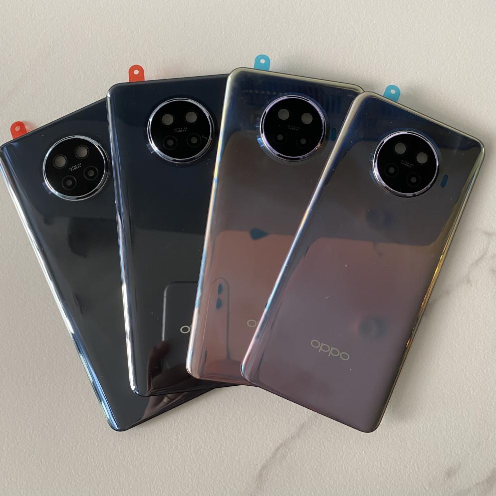 oppo reno ace2手机原装玻璃后盖电池盖外壳原厂售后带镜框 月岩灰 后