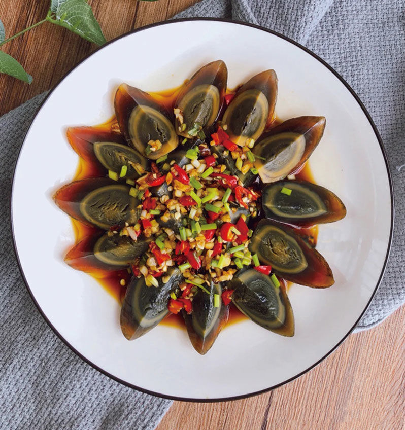 【益阳松花皮蛋】松花蛋皮蛋土鸭蛋无铅工艺溏心40-80多规格可选 30枚