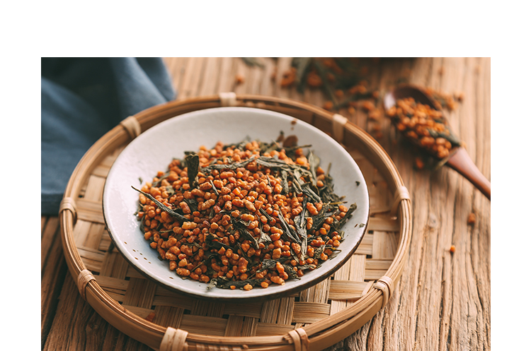 本草桂花玄米茶 日式玄米绿茶炒糙米茶包 米香浓郁 温胃清湿 12包入