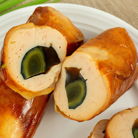 东北特产松花鸡腿肠即食皮蛋鸡皮肠哈尔滨松花蛋卷肉肠熟食下酒菜 200