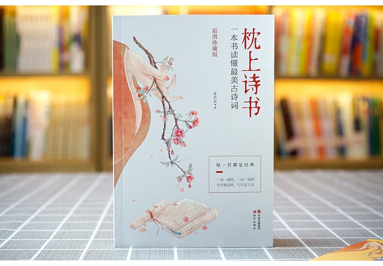 《枕上诗书 彩图珍藏版 古诗词阅读欣赏 中国诗词大会经典诗词精选一