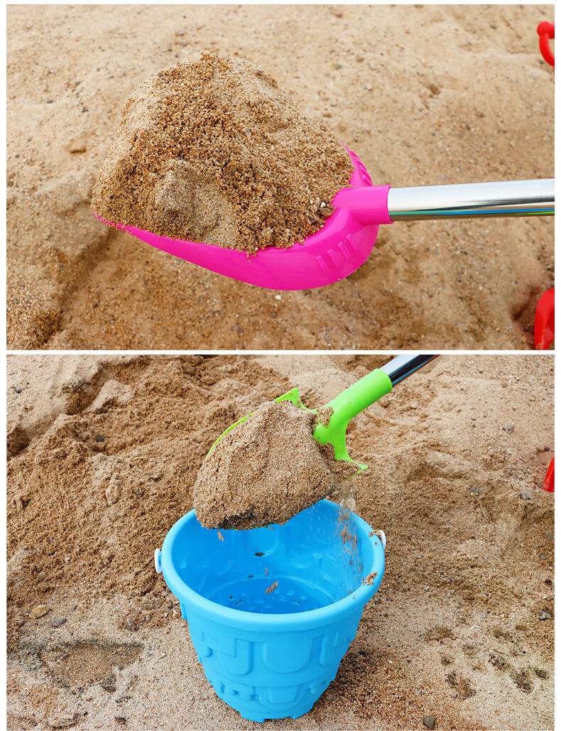 凡小熊沙子玩具水桶铲子大铲子挖土玩具挖沙子工具儿童沙滩套装玩沙