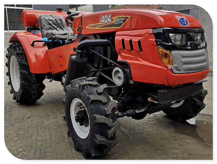 农用拖拉机小型四驱大棚王果园大棚用旋耕机柴油发动机农用小四轮300